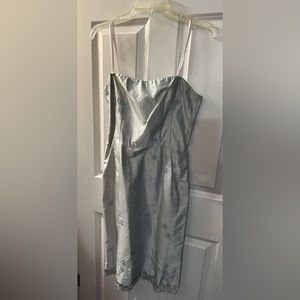 Vintage Women’s Silk Light Blue Cocktail Dress Size 4